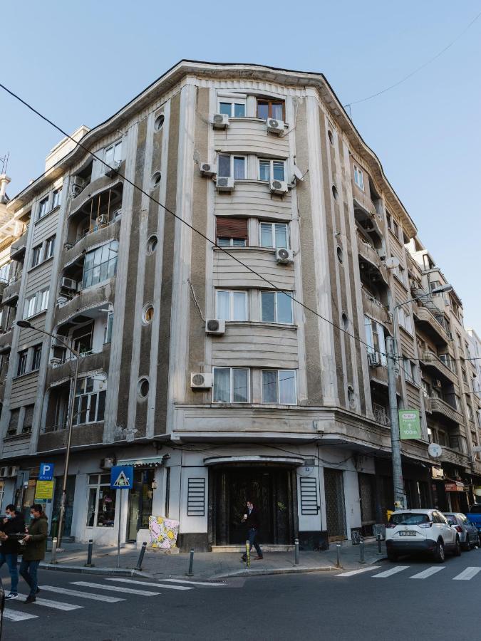 Lovely Vintage Double Studio In City Center 布加勒斯特 外观 照片